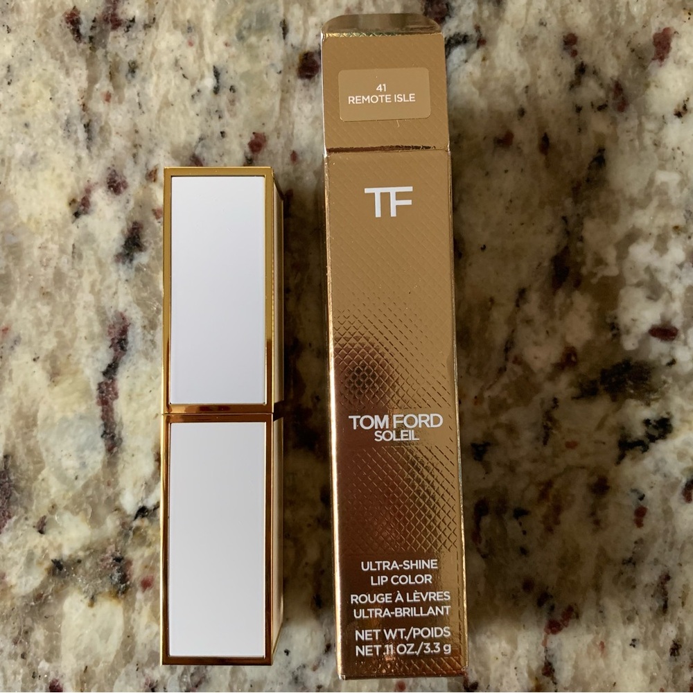 Tom Ford Soleil Lipstick Ultra Shine Lip Color - 41 Remote Isle 0.11 Oz - Picture 2 of 2